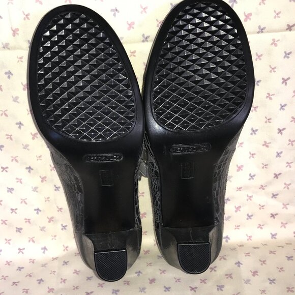 Aerosoles Patent Leather Crocodile Mary Jane – Gray – Size 8.5M - NWOT - Picture 5 of 7